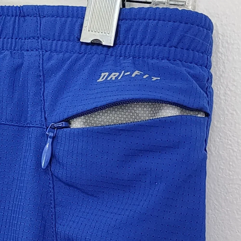Nike Dri-Fit Mens 2in1 Running Shorts XL blue Liner Drawstring Pockets